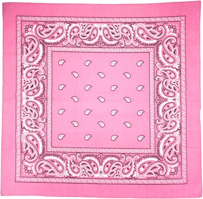 MD Style 3 PCS Extra Large Bandanas 27” x 27” 100% Cotton for Men & Women Paisley Handkerchief Headband Scarf Jumbo Bandana - Image 3